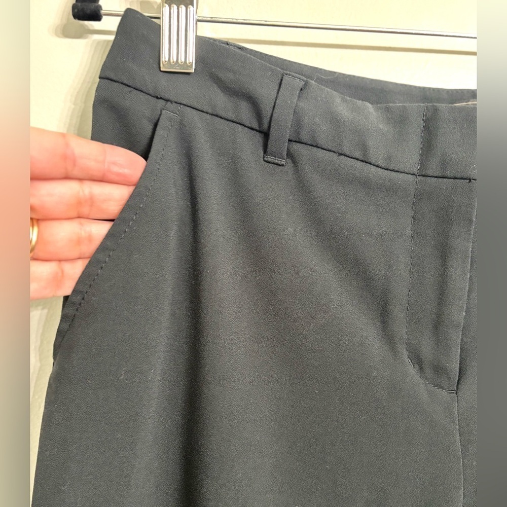BCBGMaxAzria Black Ankle Pants Crop - Picture 3 of 7